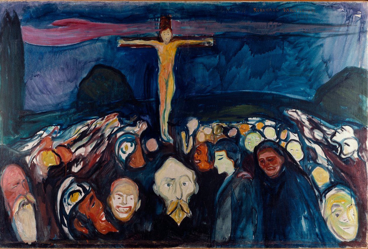 Obraz Golgota Edvarda Muncha (1863-1944) 1900 (olej na płótnie) autorstwa Edvard Munch