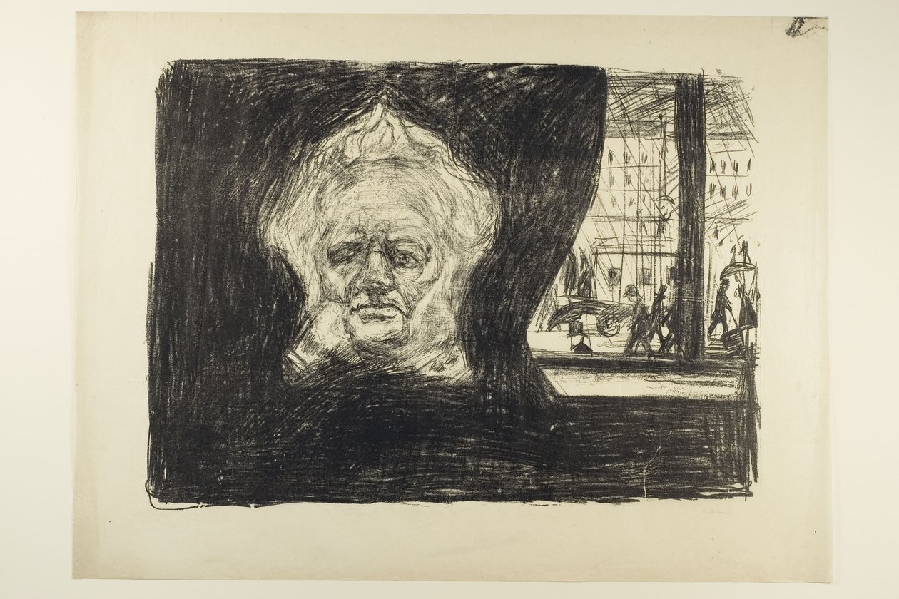 Henrik Ibsen w Grand Café autorstwa Edvard Munch