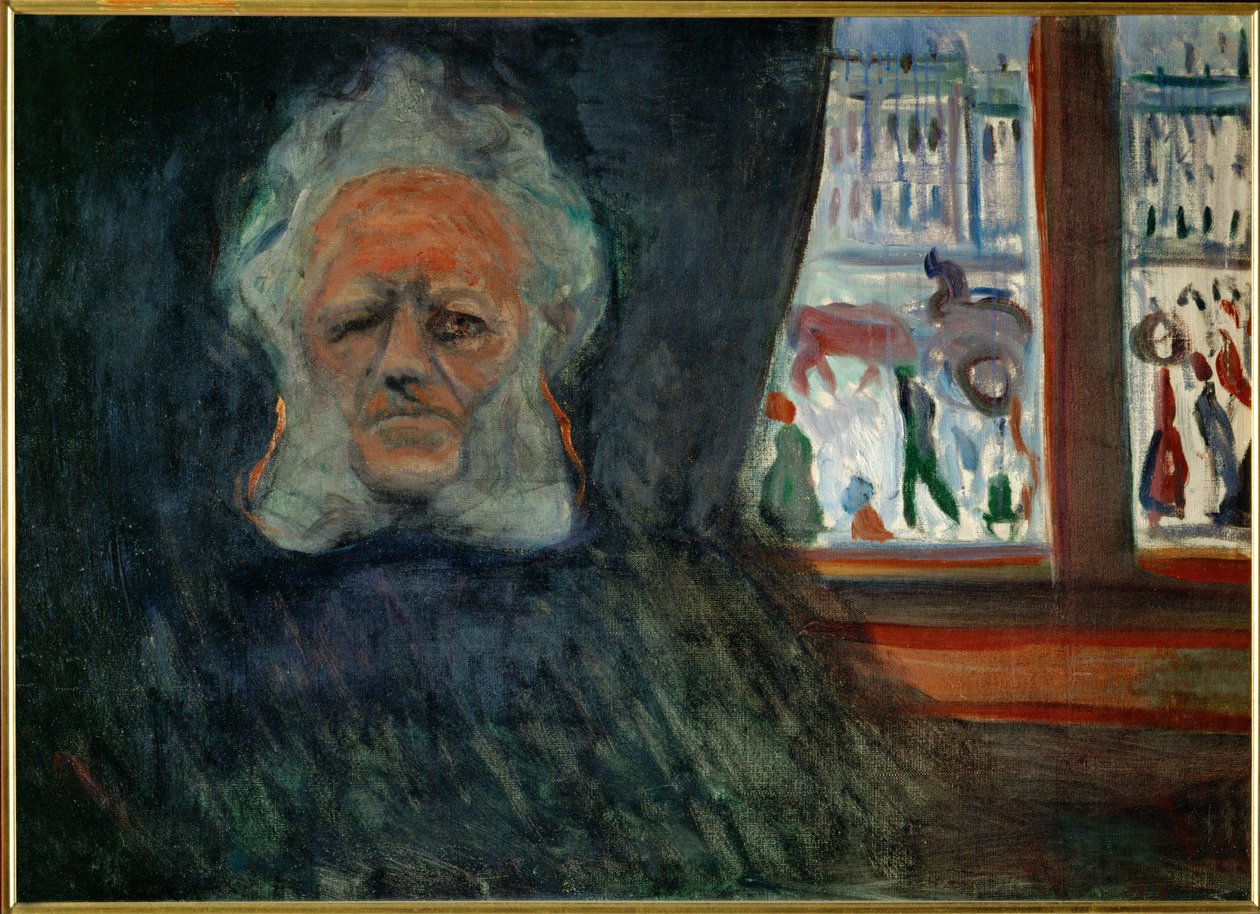 Henrik Ibsen, poeta. 1898 (olej na płótnie) autorstwa Edvard Munch
