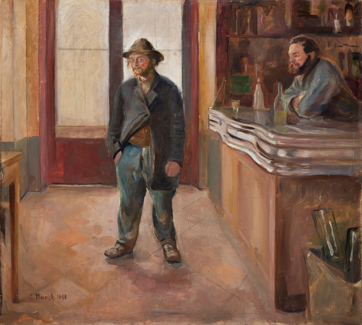 W tawernie autorstwa Edvard Munch