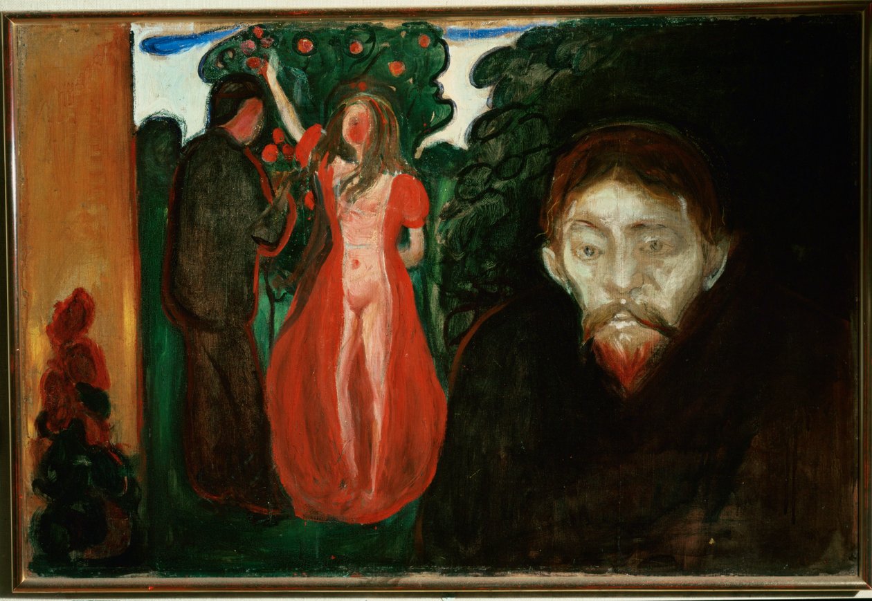 Zazdrość (obraz na płótnie) autorstwa Edvard Munch