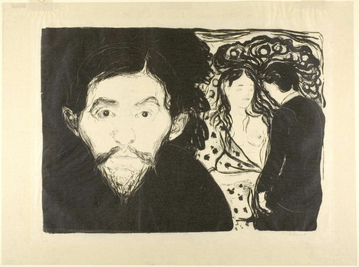 Zazdrość autorstwa Edvard Munch