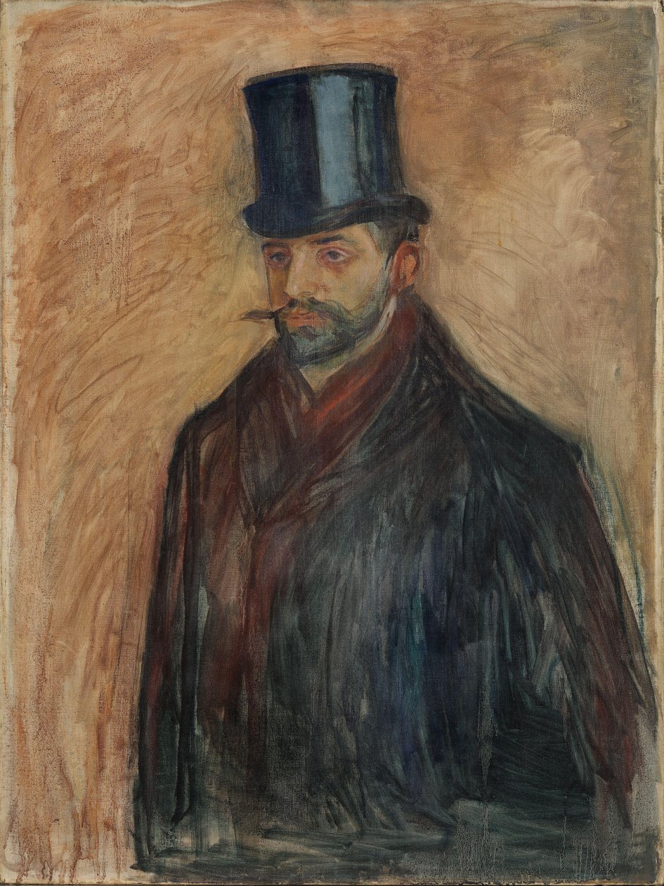 Julius Meier-Graefe, ok. 1894 (olej na płótnie) autorstwa Edvard Munch