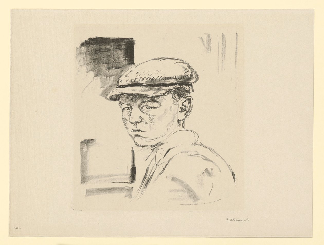 Młody parobek (Jarl) autorstwa Edvard Munch