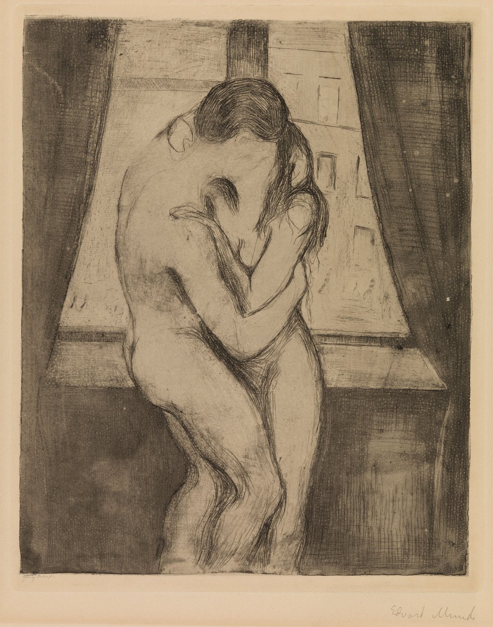 Pocałunek autorstwa Edvard Munch