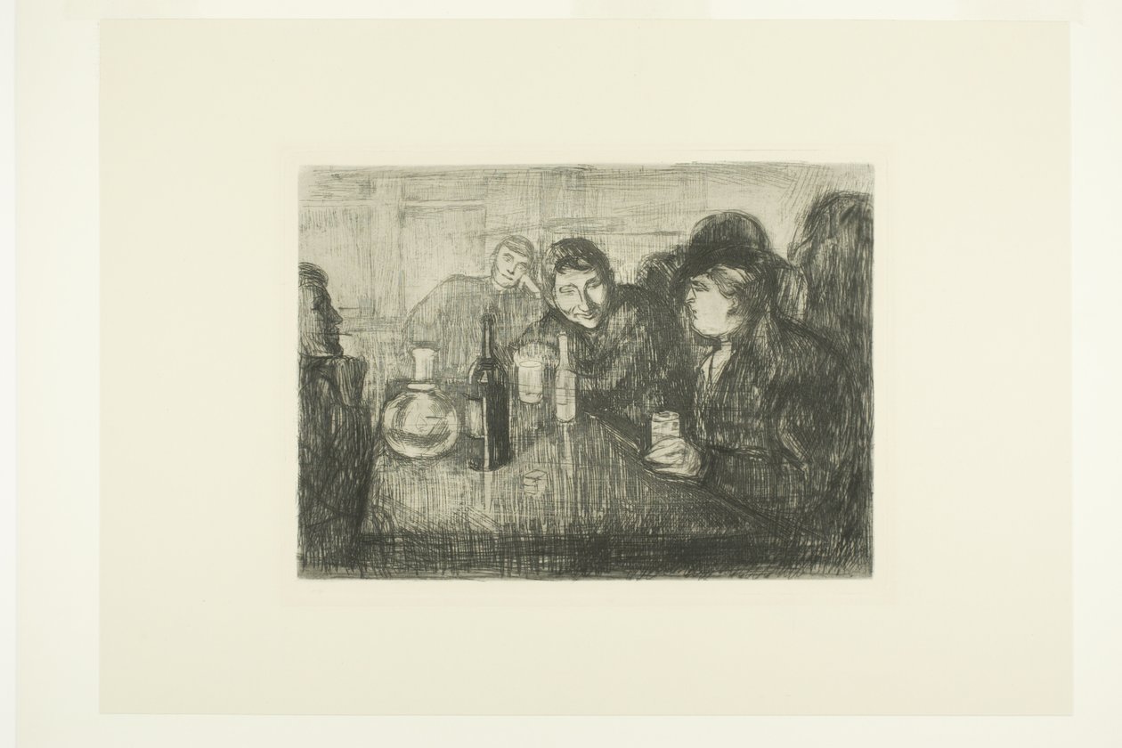 Kristiania Bohemians I autorstwa Edvard Munch