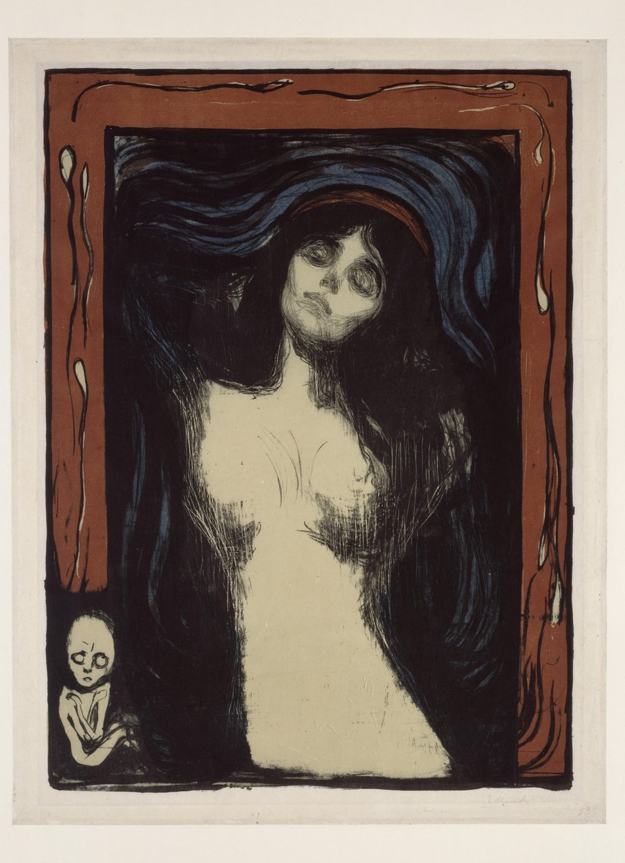 Madonna (Kobieta kochająca) autorstwa Edvard Munch