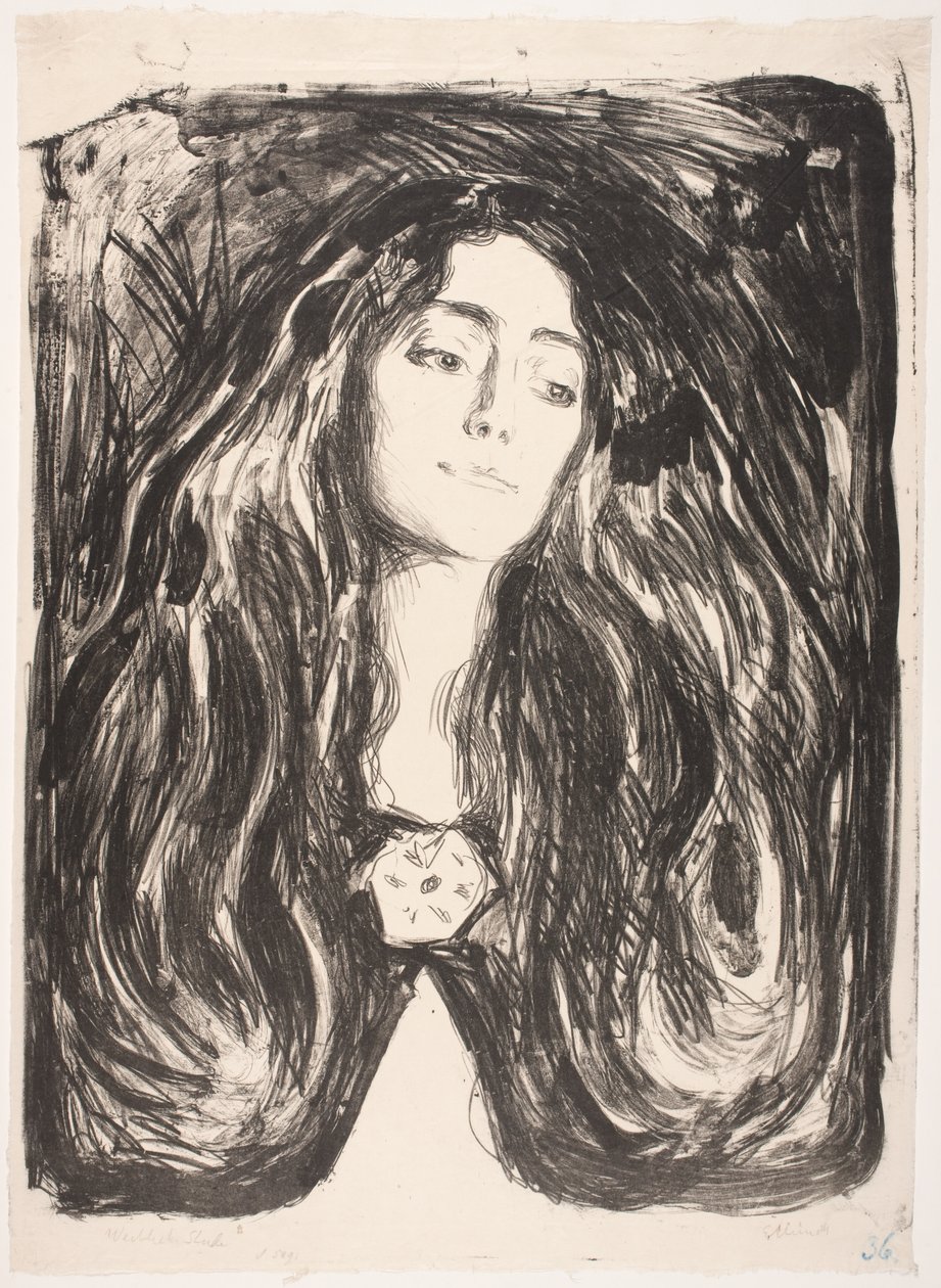 Madonna autorstwa Edvard Munch