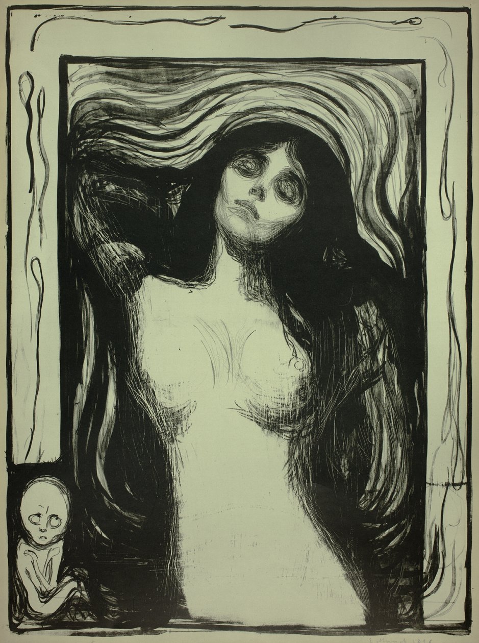 Madonna autorstwa Edvard Munch