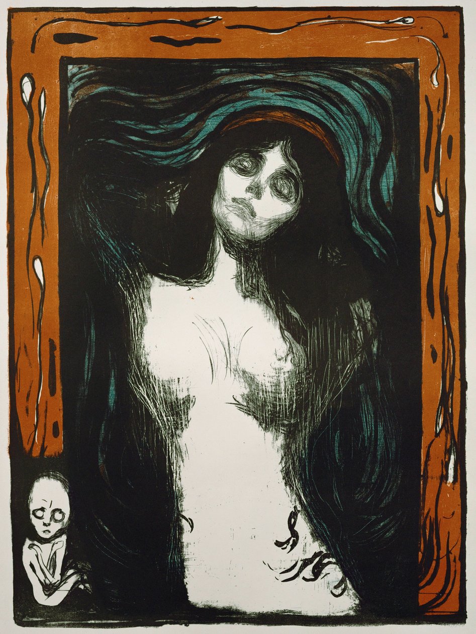 Madonna autorstwa Edvard Munch