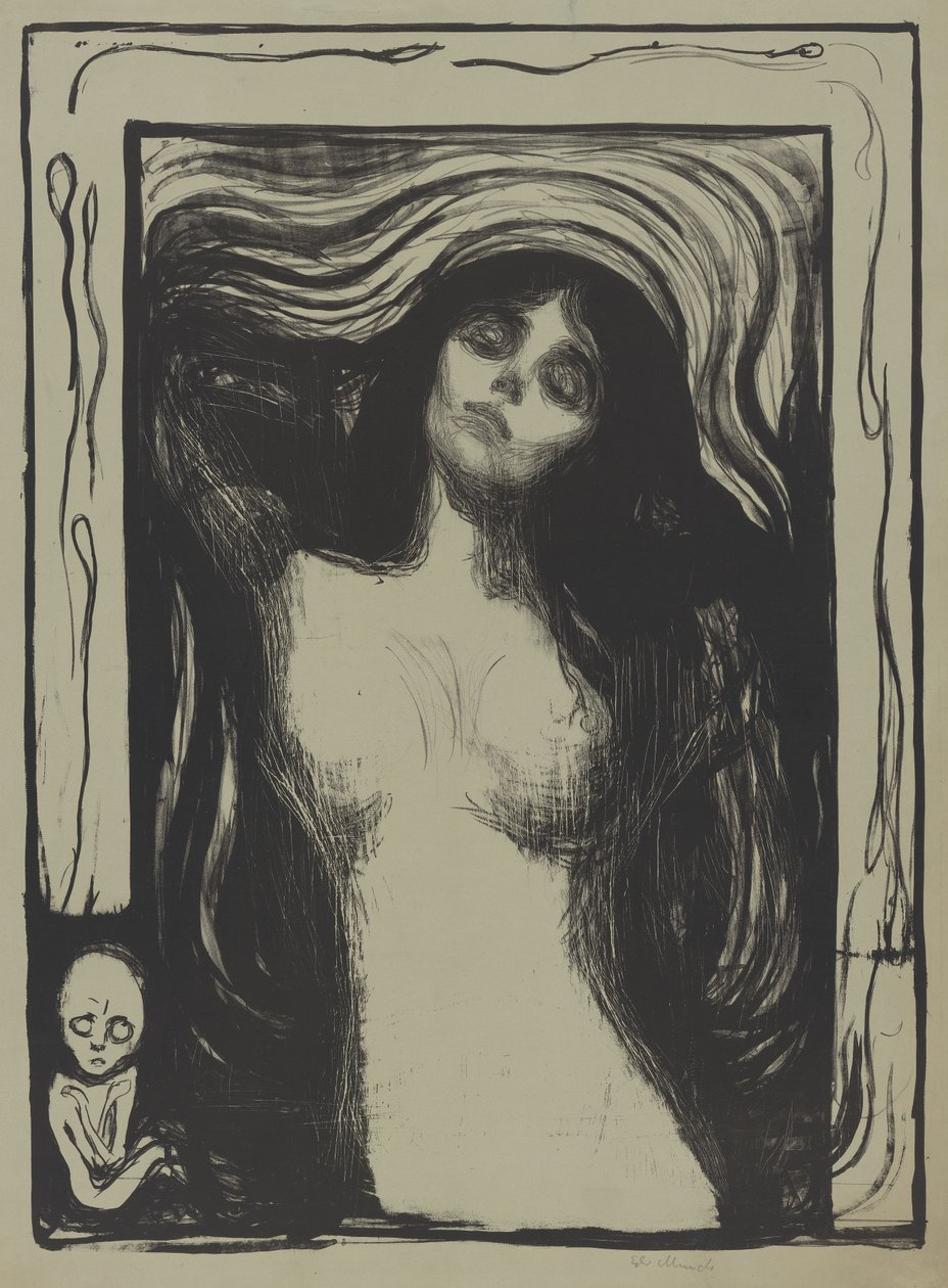 Madonna autorstwa Edvard Munch