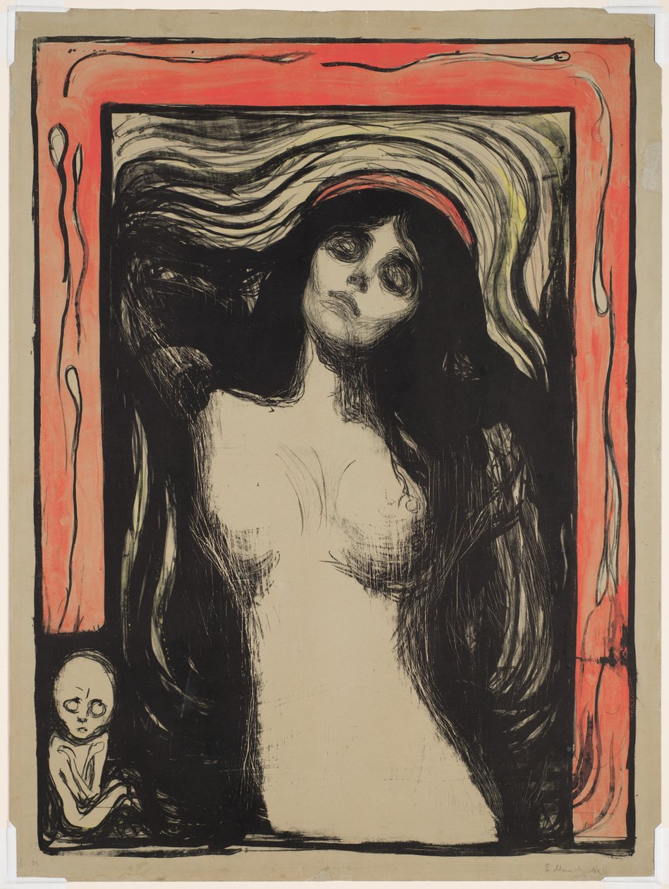 Madonna autorstwa Edvard Munch
