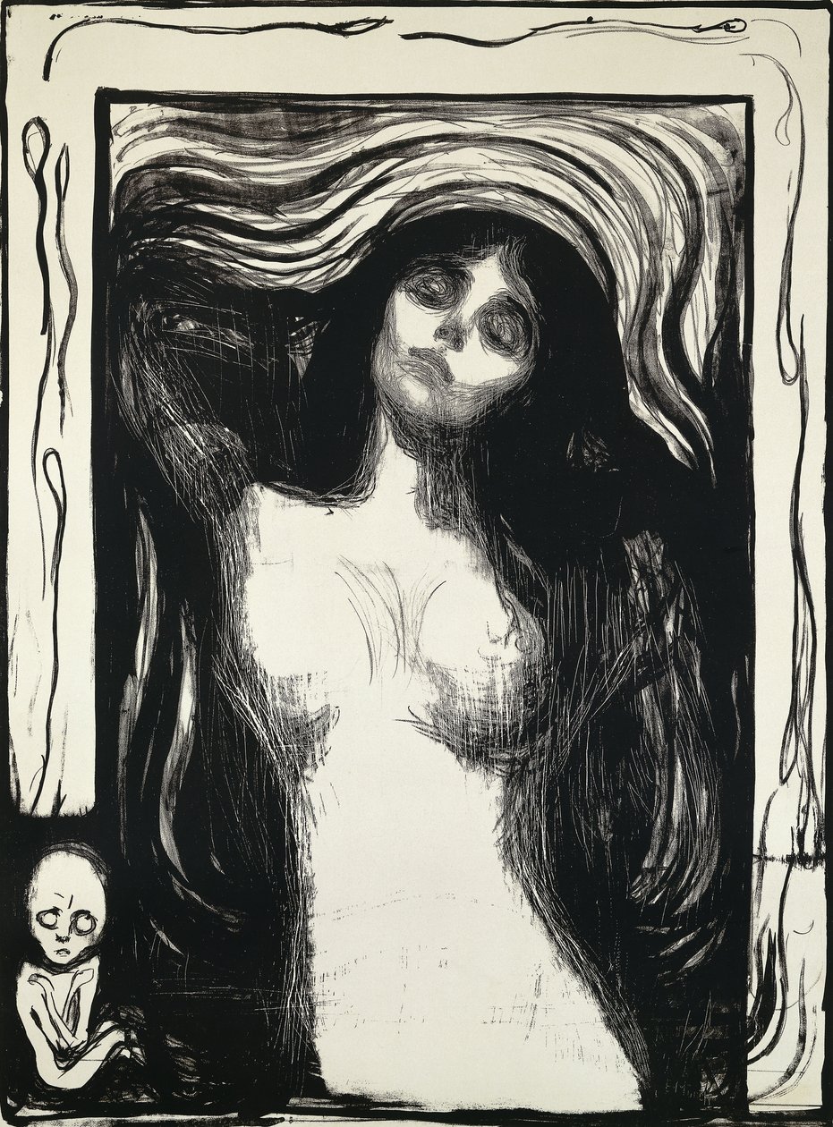 Madonna autorstwa Edvard Munch