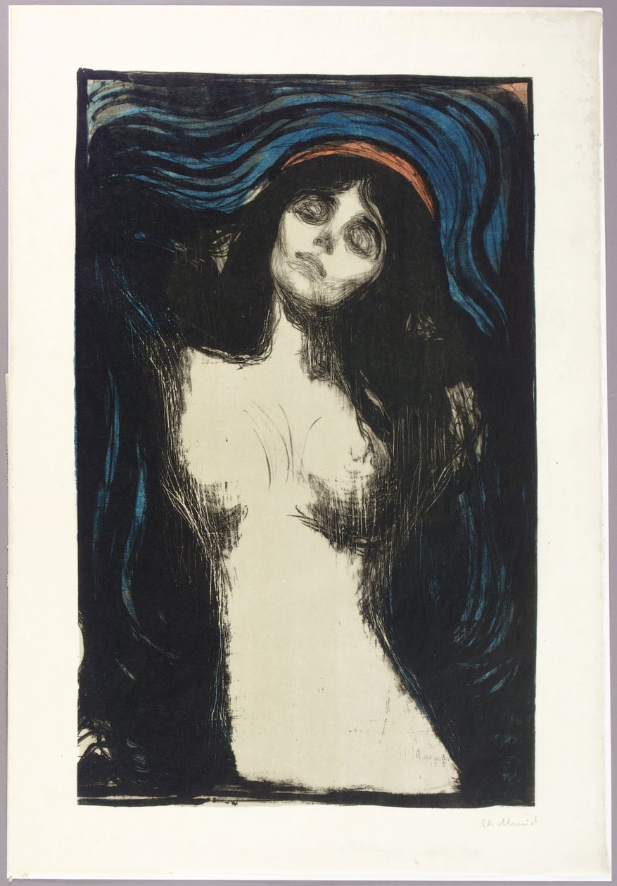 Madonna autorstwa Edvard Munch