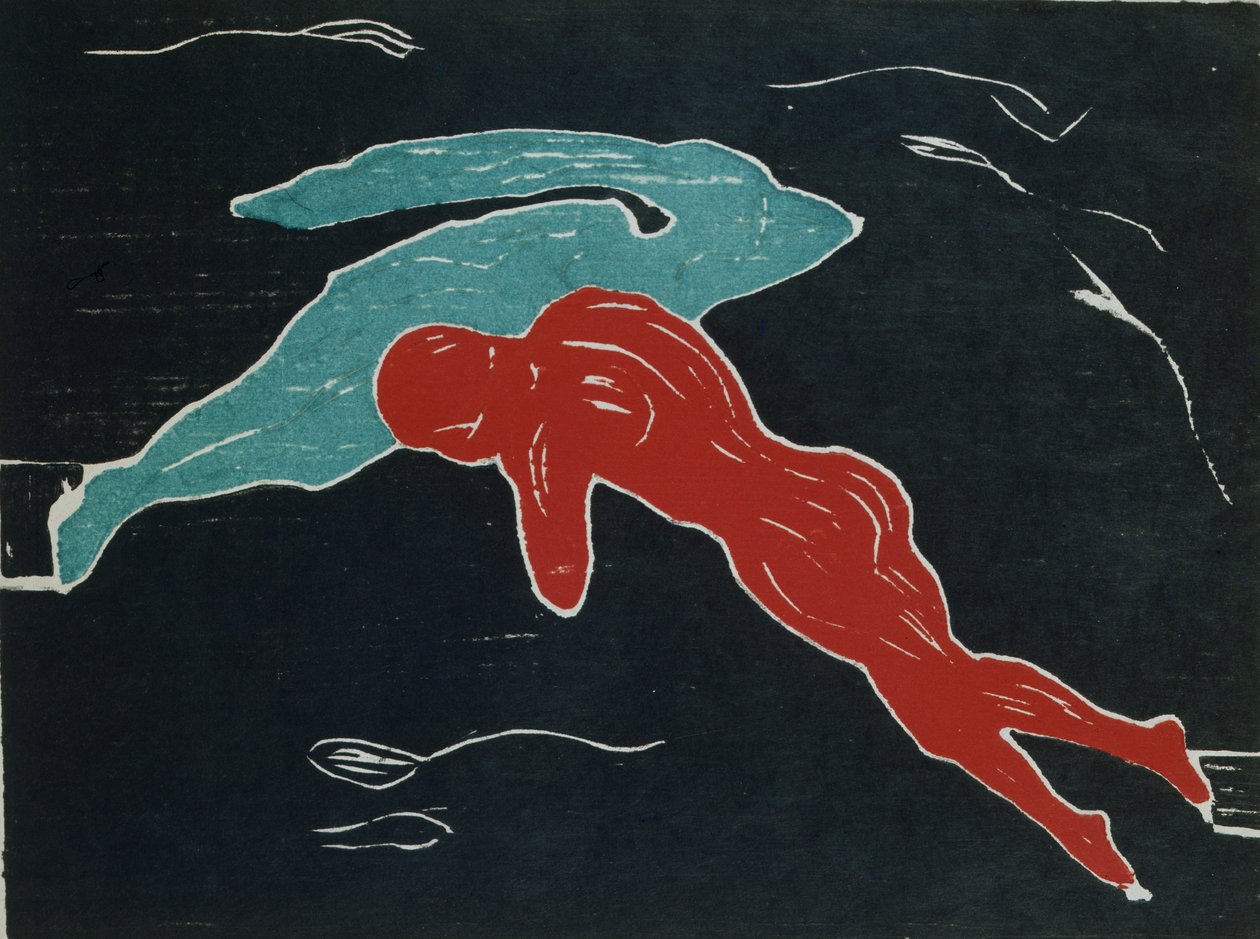 Spotkanie w przestrzeni autorstwa Edvard Munch