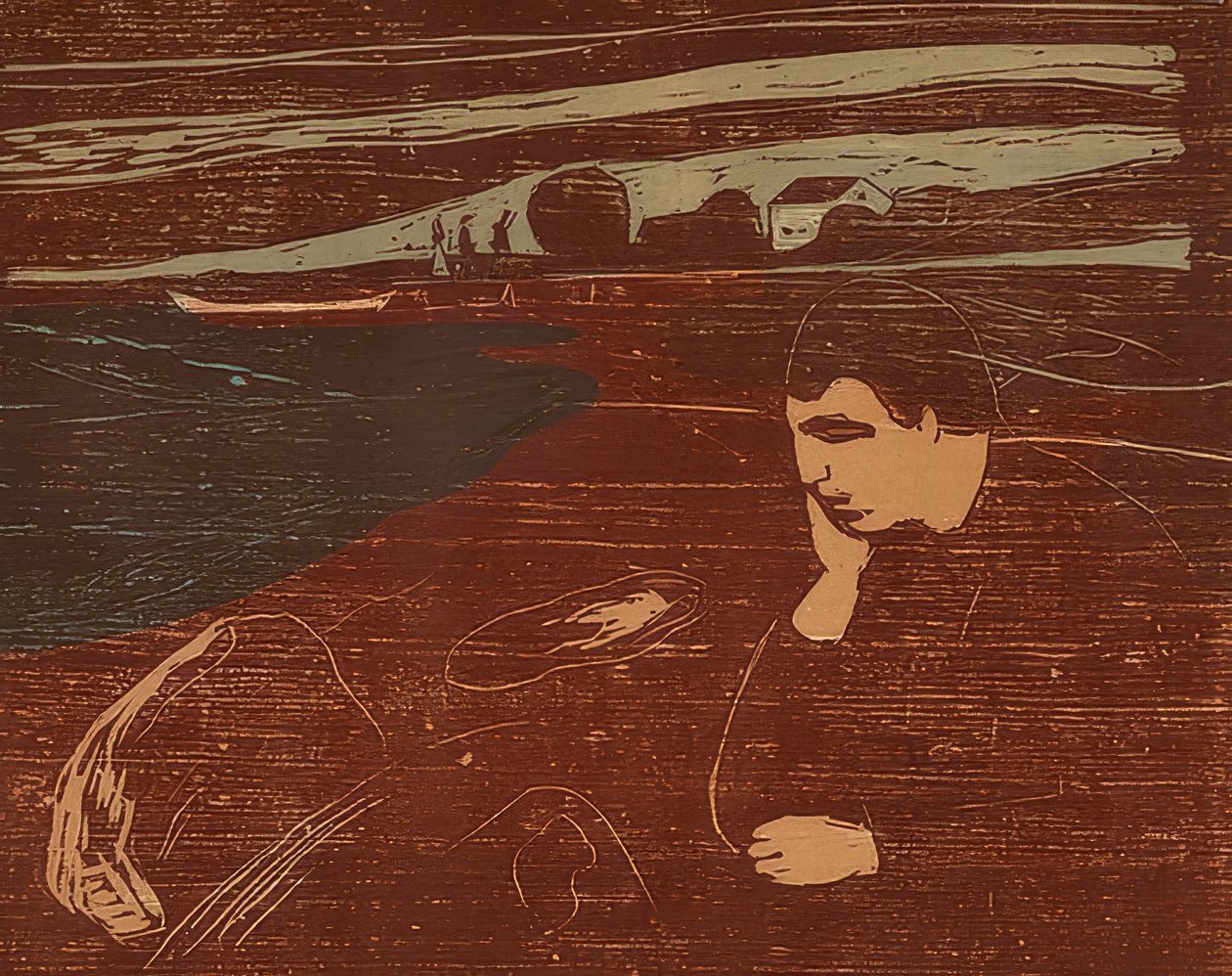 Melancholia III. 1902 autorstwa Edvard Munch