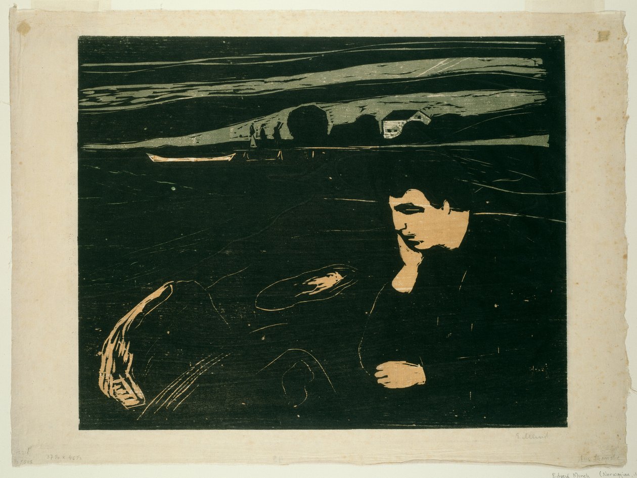 Melancholia III autorstwa Edvard Munch