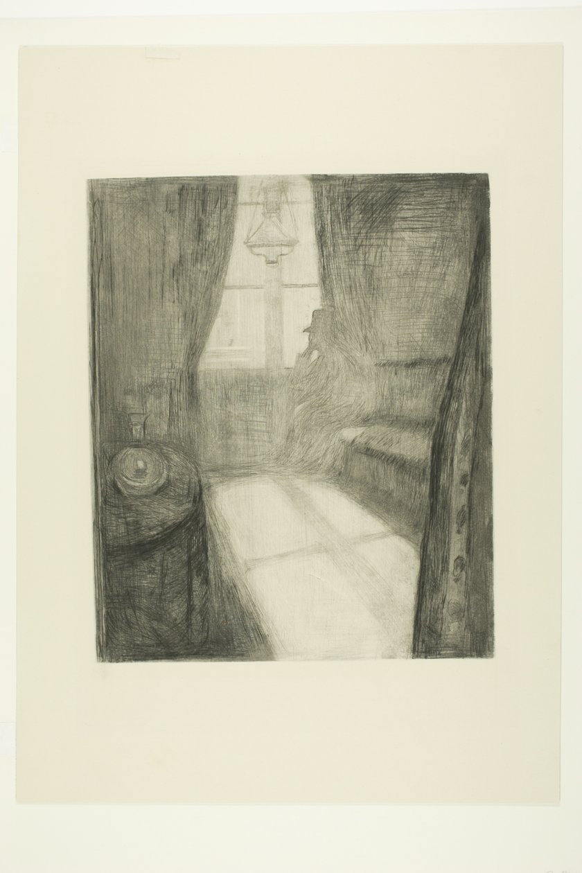 Światło księżyca. Noc w St Cloud autorstwa Edvard Munch