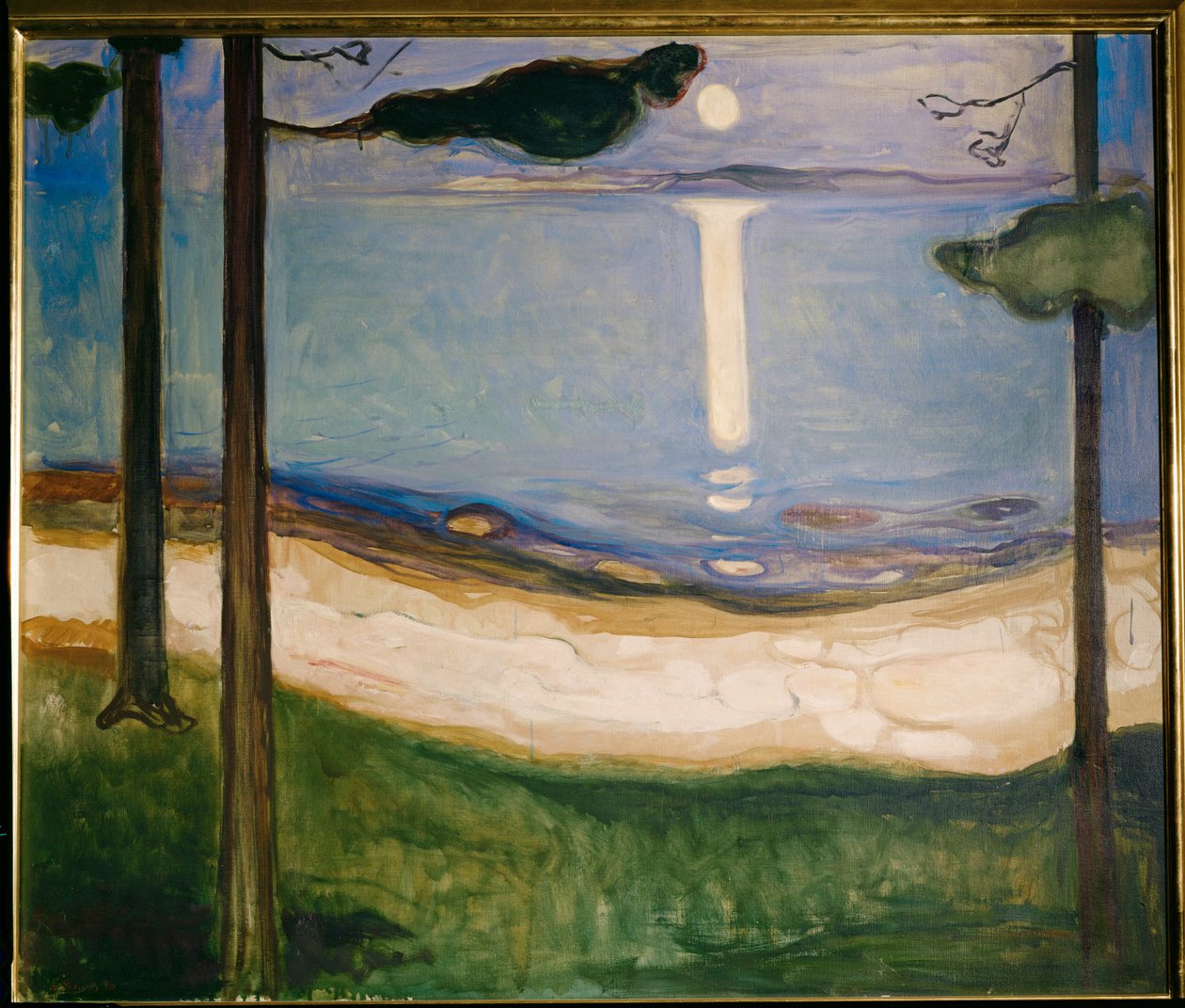 Moonshine (olej na płótnie) autorstwa Edvard Munch