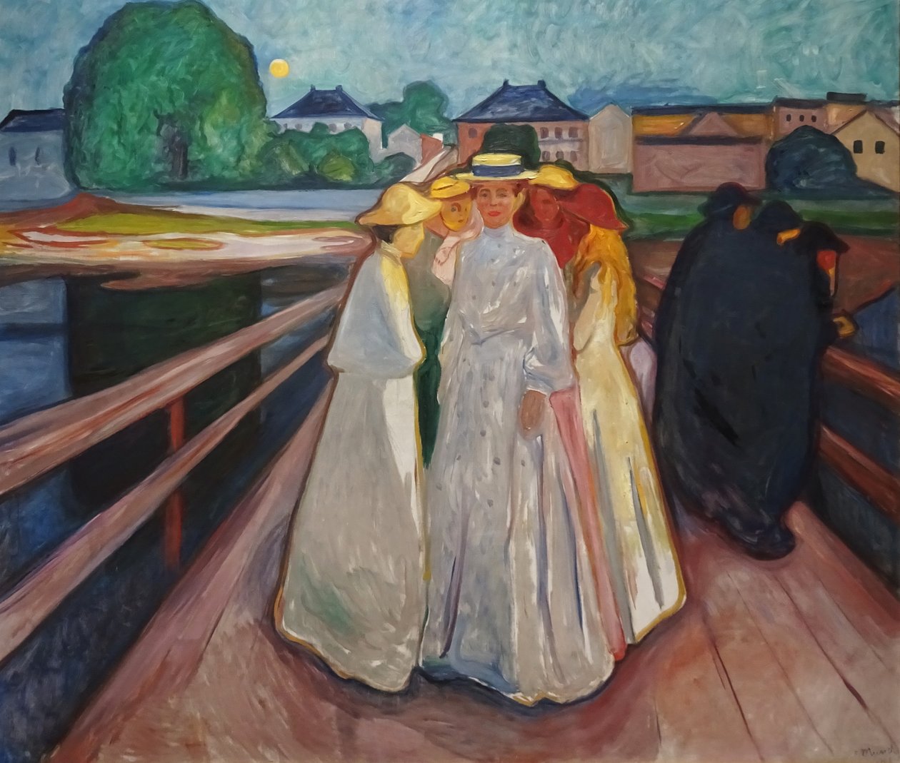 Na moście autorstwa Edvard Munch