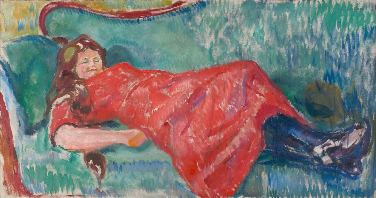 Na sofie autorstwa Edvard Munch
