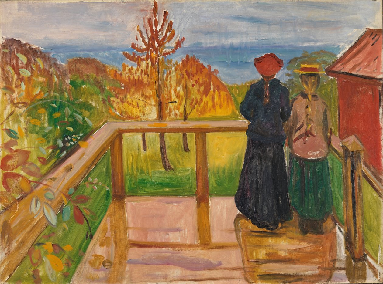 Na werandzie autorstwa Edvard Munch