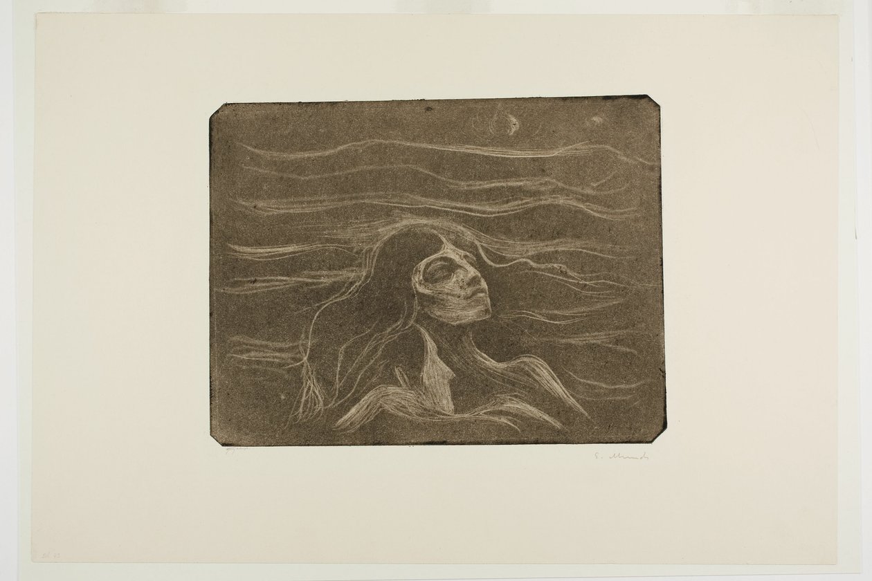 Na falach miłości autorstwa Edvard Munch