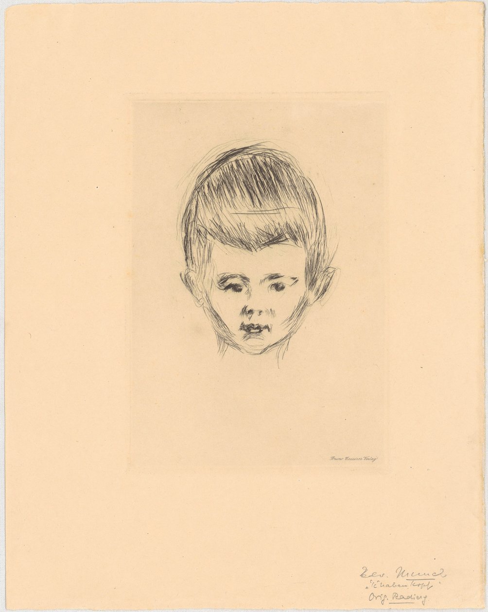 Portret Andreasa Schwarza autorstwa Edvard Munch