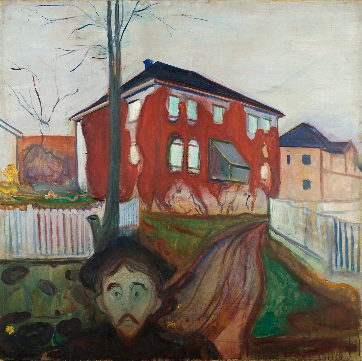 Czerwona Virginia Creeper autorstwa Edvard Munch