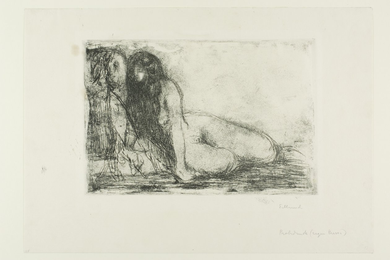 Sekret autorstwa Edvard Munch