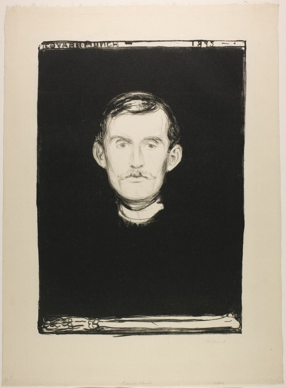 Autoportret autorstwa Edvard Munch