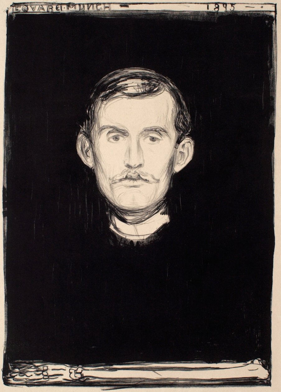 Autoportret autorstwa Edvard Munch