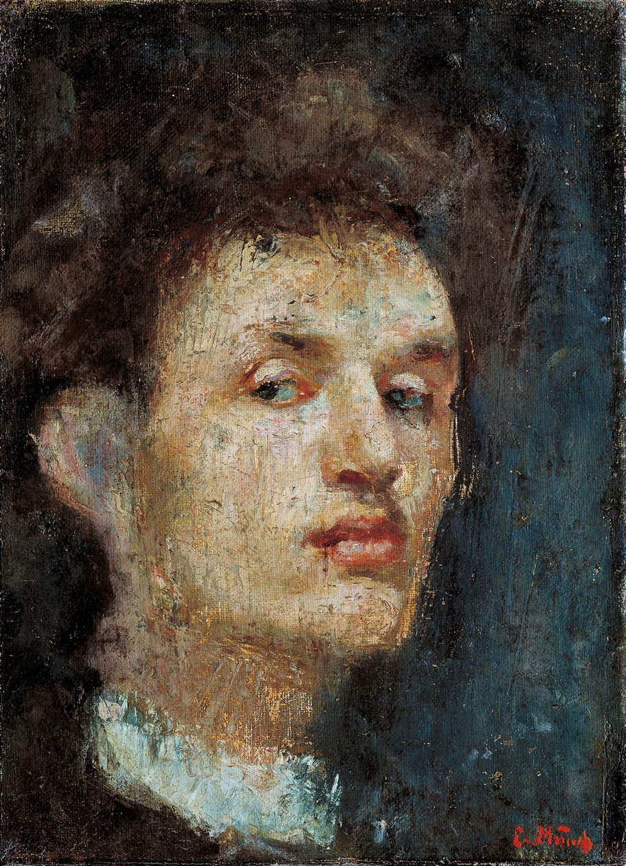 Autoportret autorstwa Edvard Munch