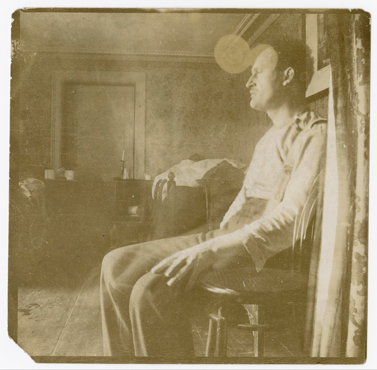 Autoportret Gdzieś na kontynencie I autorstwa Edvard Munch