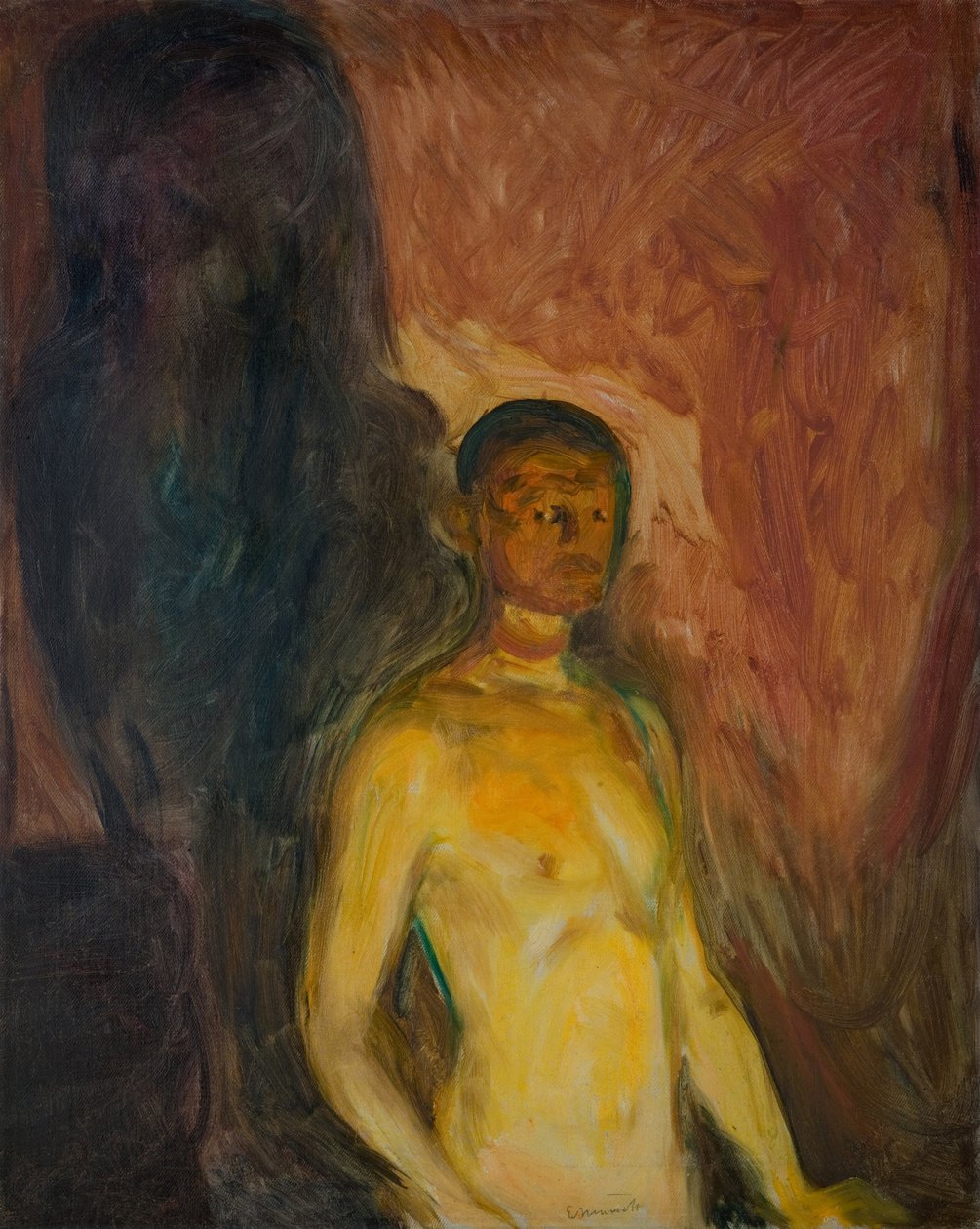 Autoportret w piekle autorstwa Edvard Munch