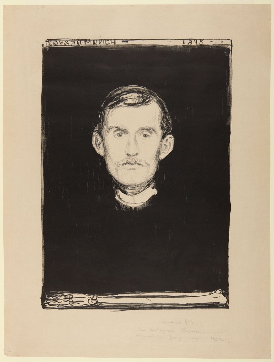 Autoportret autorstwa Edvard Munch