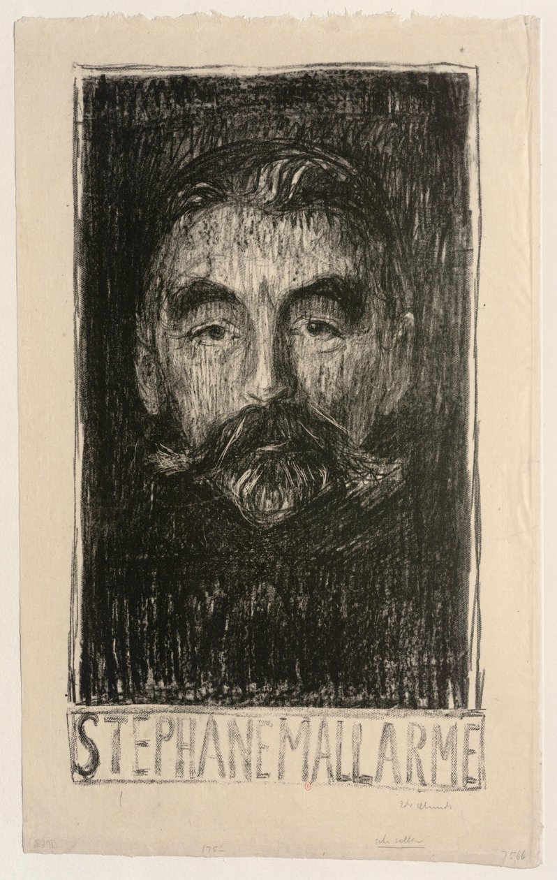 Stéphane Mallarmé autorstwa Edvard Munch
