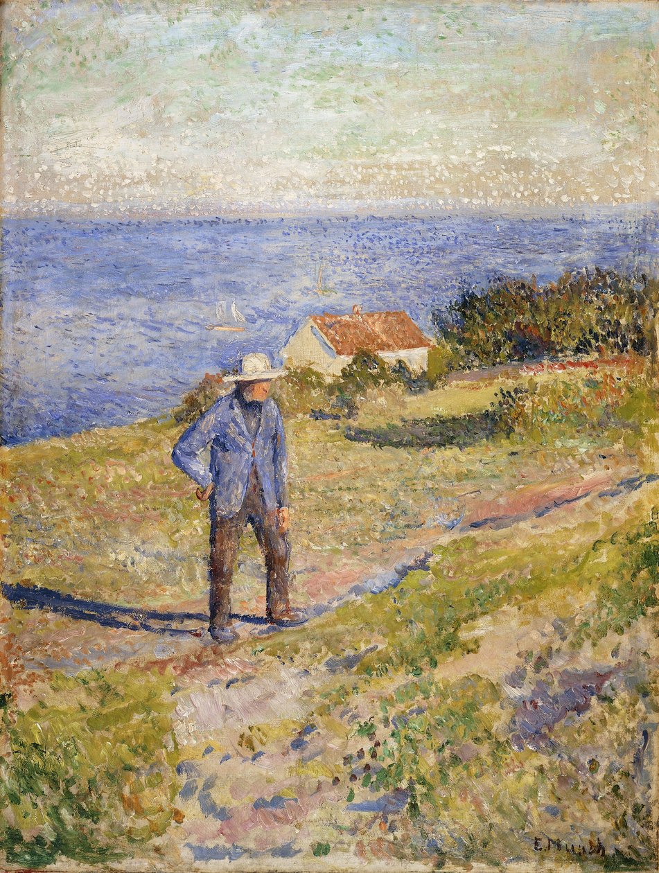 Lato w Asgardstrand, ok. 1890-1892 (olej na płótnie) autorstwa Edvard Munch