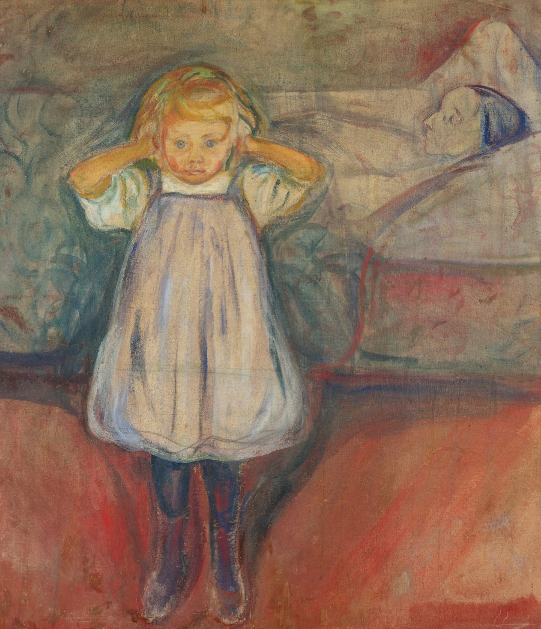 Dziecko i śmierć autorstwa Edvard Munch