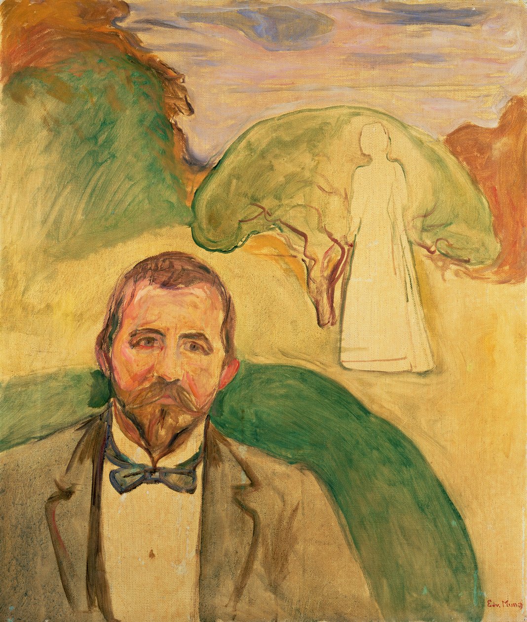 Sen, ok. 1900 (olej na płótnie) autorstwa Edvard Munch