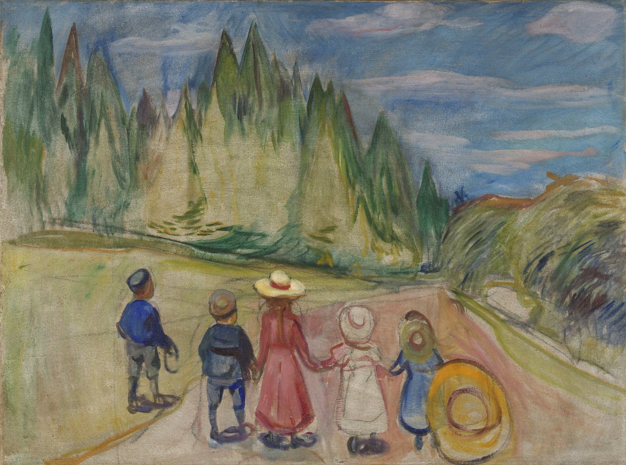 Bajkowy Las autorstwa Edvard Munch