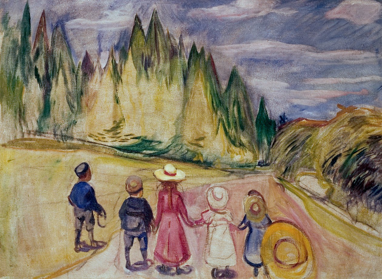 Bajkowy Las autorstwa Edvard Munch