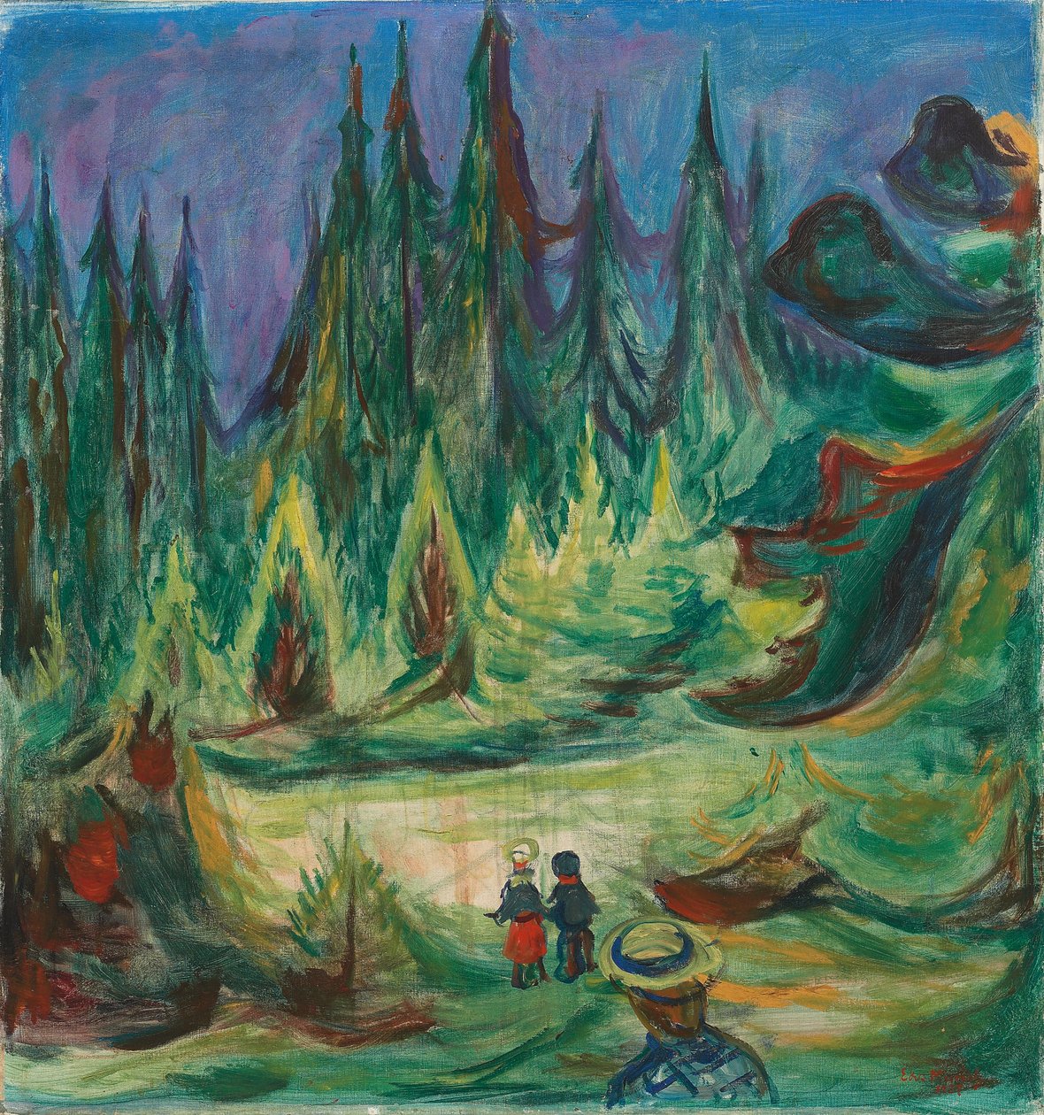 Bajkowy Las autorstwa Edvard Munch