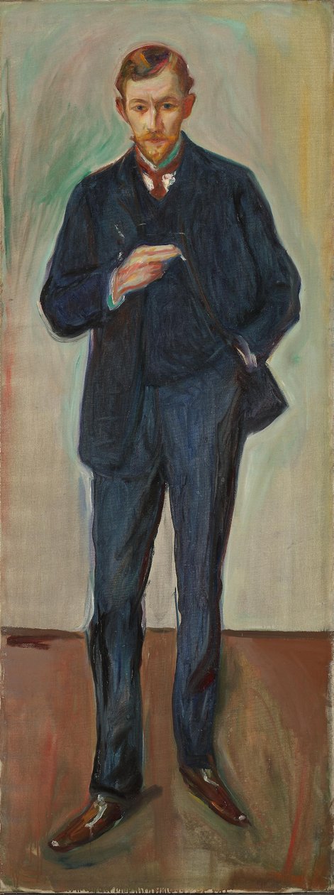 Francuz, Marcel Archinard, ok. 1904 (olej na płótnie) autorstwa Edvard Munch