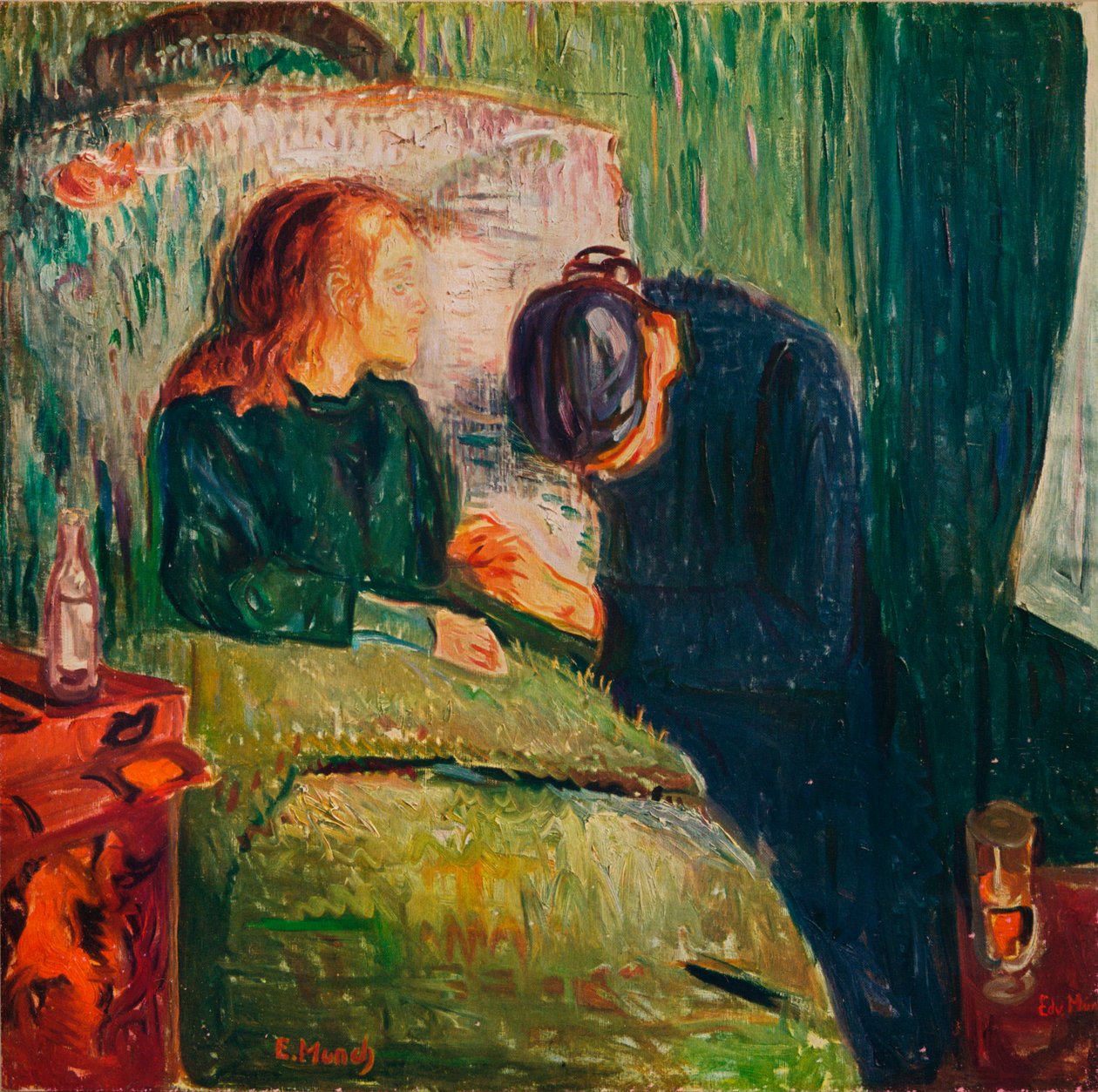 Chore dziecko, 1907 autorstwa Edvard Munch