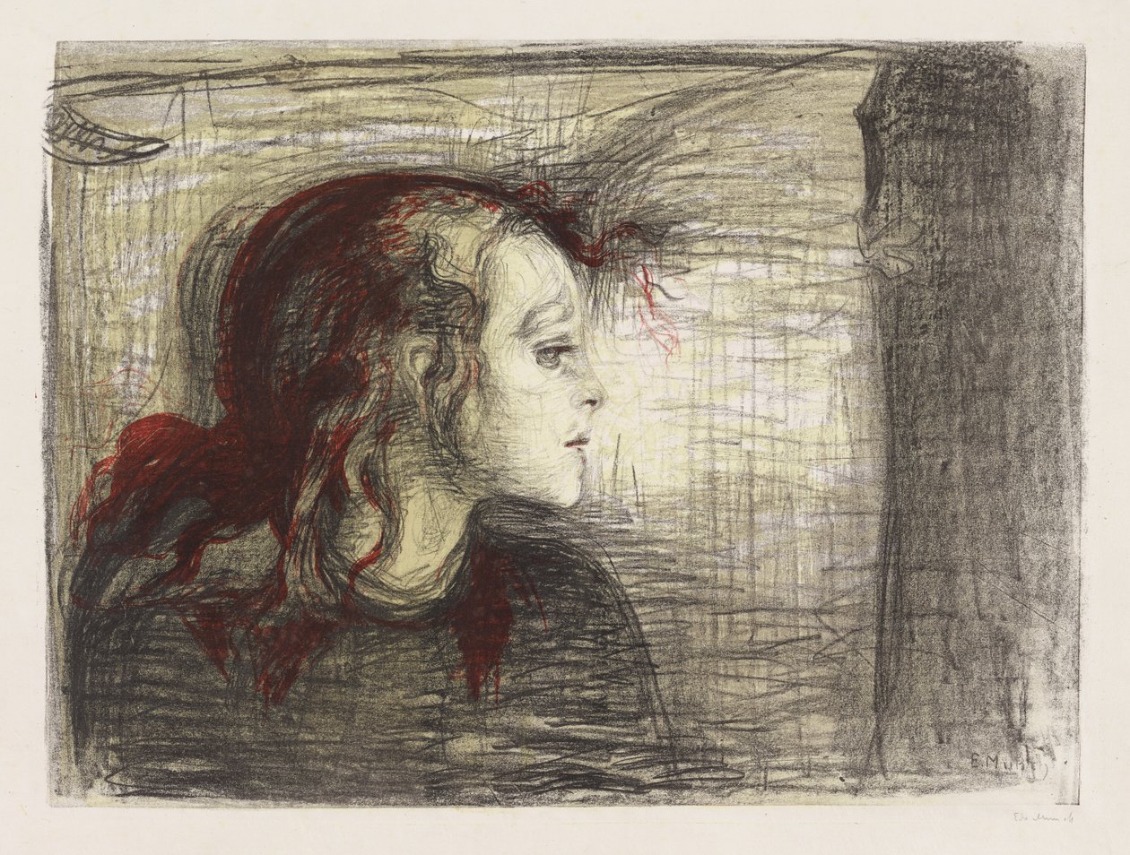 Chore dziecko I autorstwa Edvard Munch