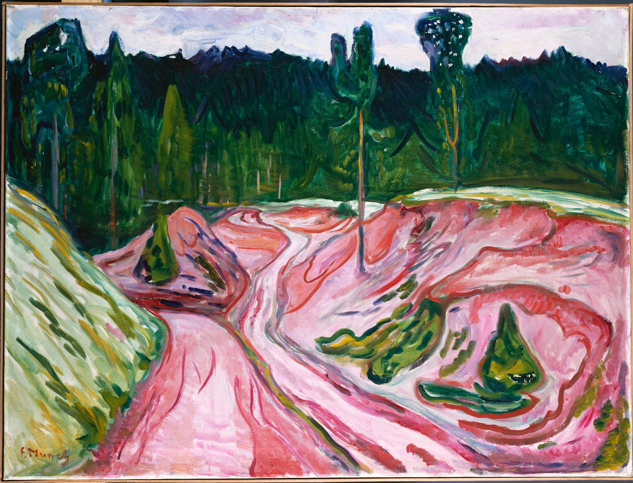Las Turyński, ok. 1904 (olej na płótnie) autorstwa Edvard Munch