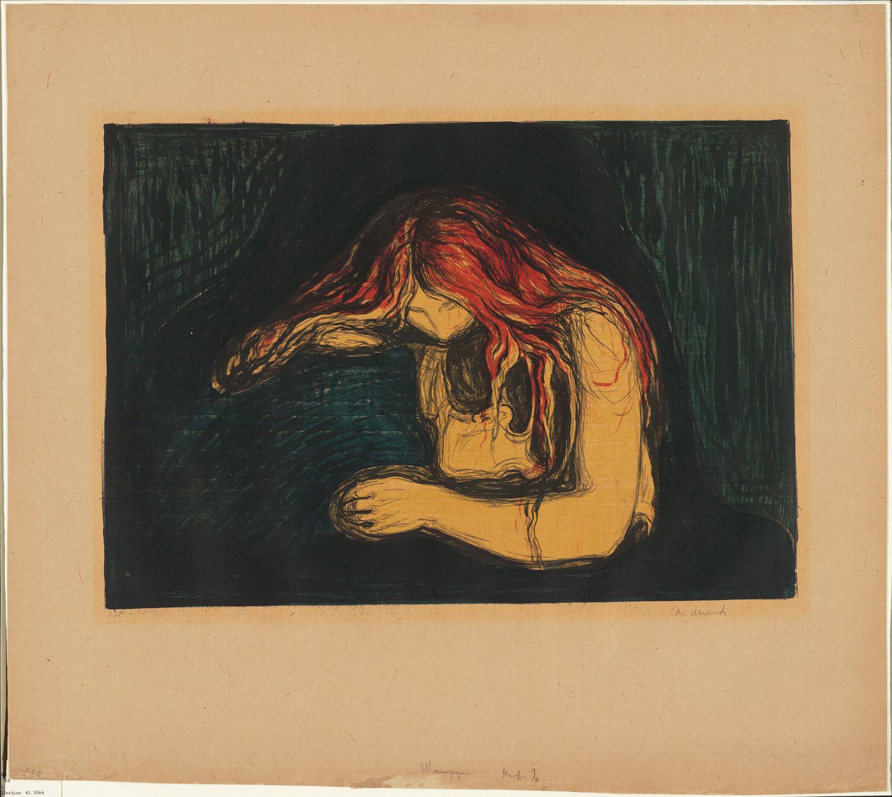 Wampir II autorstwa Edvard Munch
