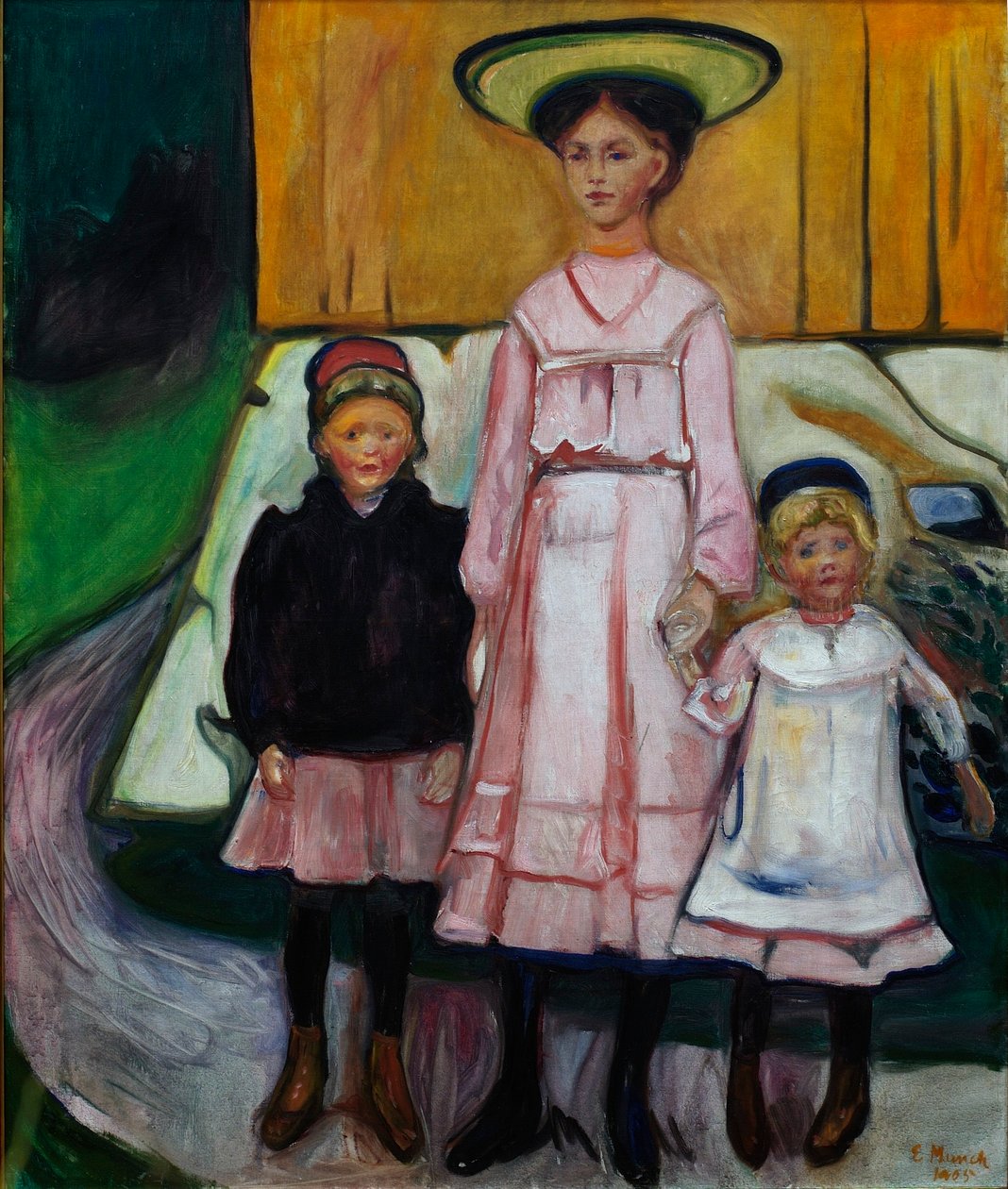 Troje dzieci autorstwa Edvard Munch
