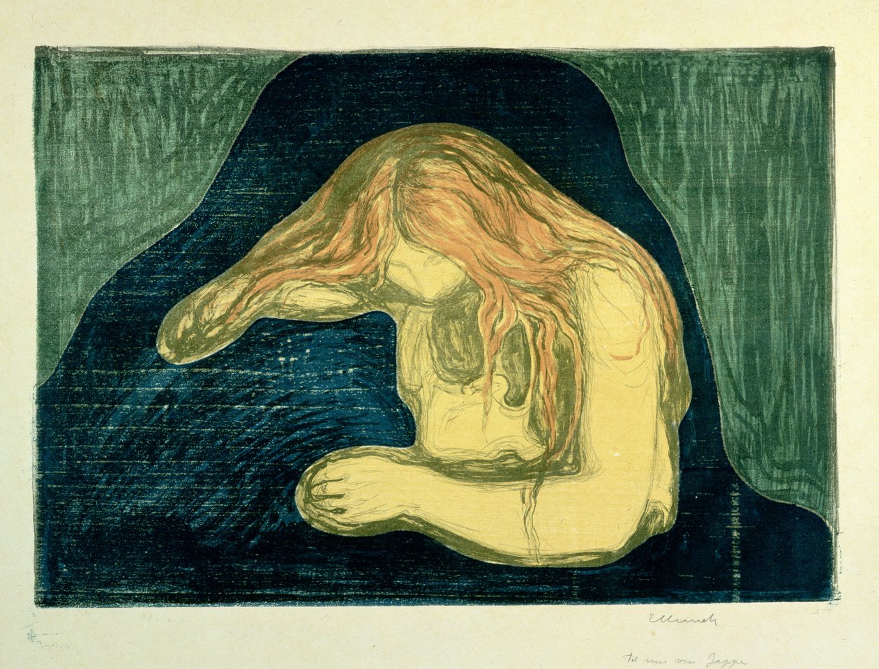 Wampir autorstwa Edvard Munch